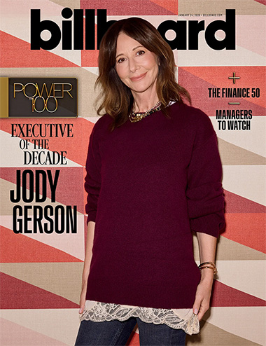 Jody Gerson Billboard cover
